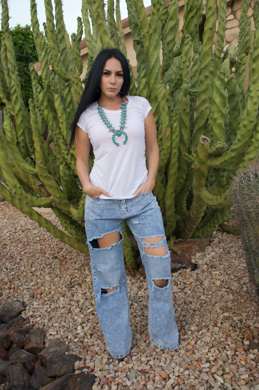 Blow Out Stovepipe Jeans